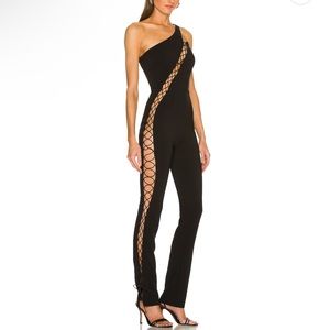 REVOLVE Essex Jumpsuit in Black Michael Costello size XS